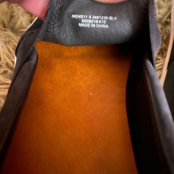 Frye Men’s Black Leather Slip On Sneaker Shoes Size 11.5 - Picture 13 of 13